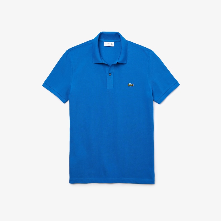 Camisa Polo Lacoste Slim Fit in Petit Piqué Hombre Azules | OA1-42714R8