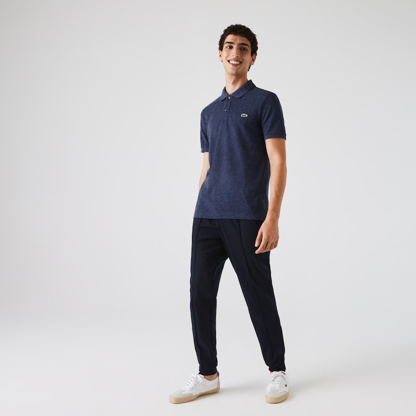 Camisa Polo Lacoste Slim Fit in Petit Piqué Hombre Azules | KB3-89278G3