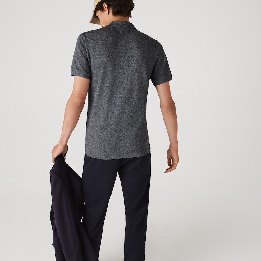 Camisa Polo Lacoste Slim Fit in Petit Piqué Hombre Grises | ZI8-31033Q3
