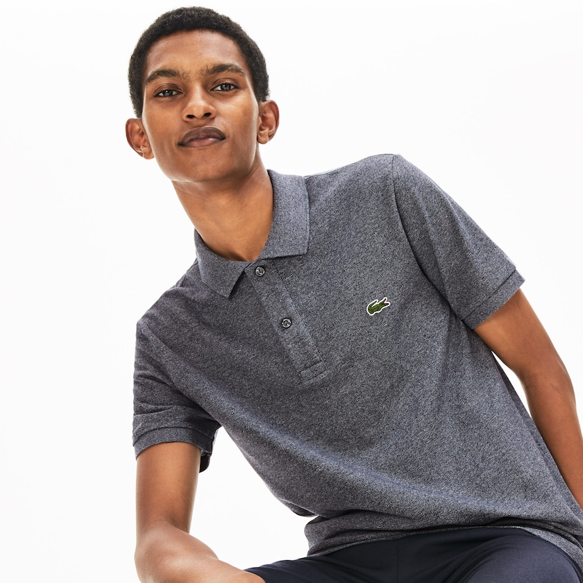 Camisa Polo Lacoste Slim Fit in Petit Piqué Hombre Grises | ZI8-31033Q3