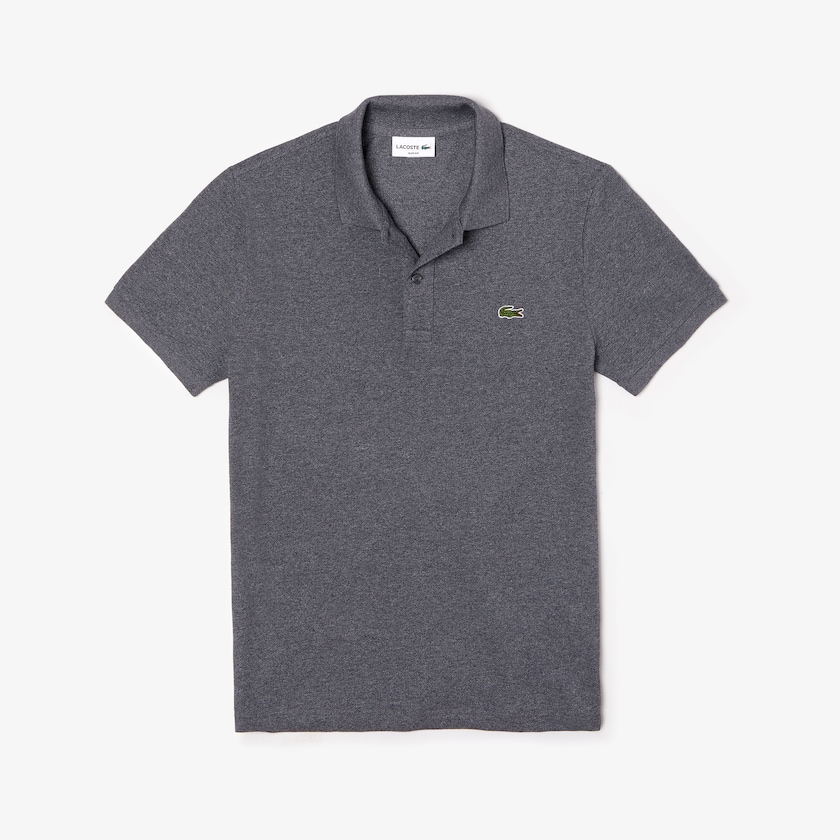 Camisa Polo Lacoste Slim Fit in Petit Piqué Hombre Grises | ZI8-31033Q3