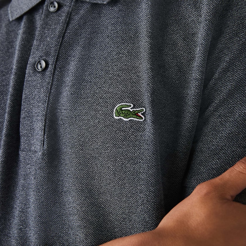 Camisa Polo Lacoste Slim Fit in Petit Piqué Hombre Grises | ZI8-31033Q3