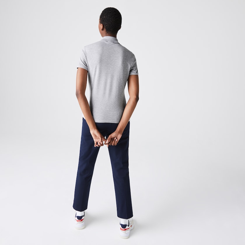 Camisa Polo Lacoste Stretch Cotton Piqué Mujer Grises | UM9-59835I9
