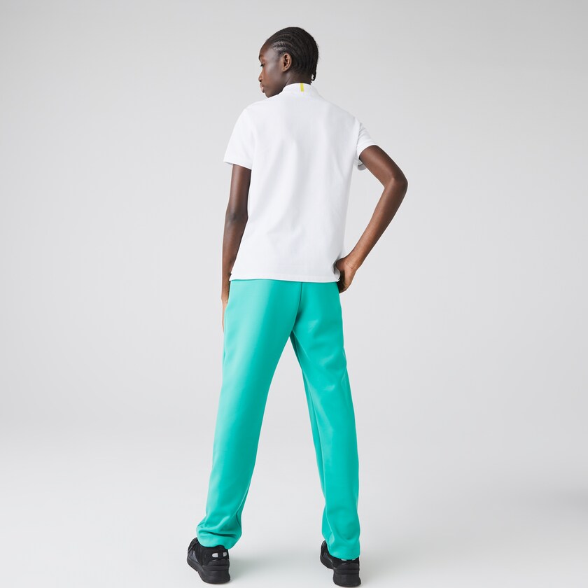 Camisa Polo Lacoste x National Geographic Cotton Piqué Mujer Blancos | QA9-33363C4