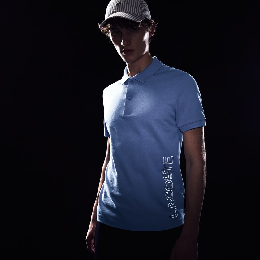 Camisas Lacoste Branded Cotton Polo Hombre Morados | BX2-06040D1