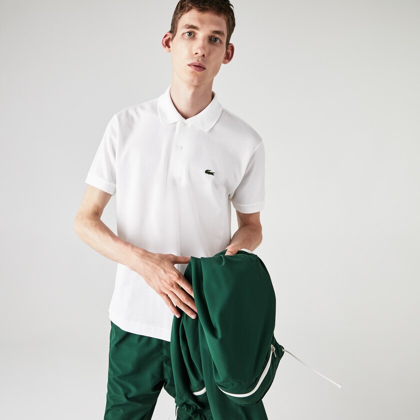 Camisas Lacoste Classic Fit L.12.12 Polo Hombre Blancos | FK2-01920R5