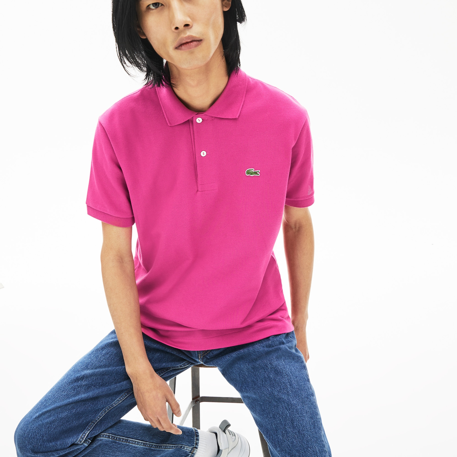 Camisas Lacoste Classic Fit L.12.12 Polo Hombre Rosas | GQ4-12631G0