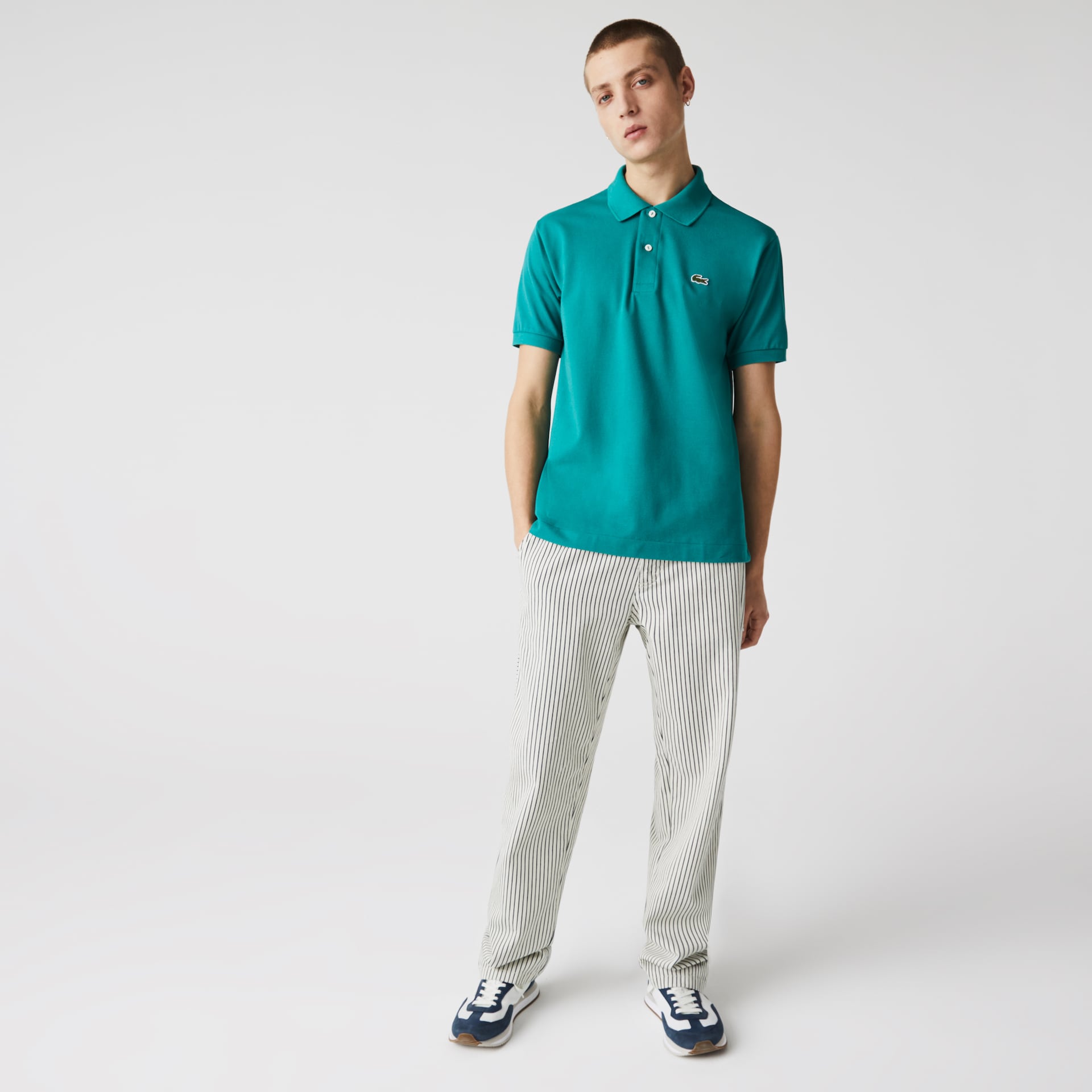 Camisas Lacoste Classic Fit L.12.12 Polo Hombre Verdes | CB3-62296F9