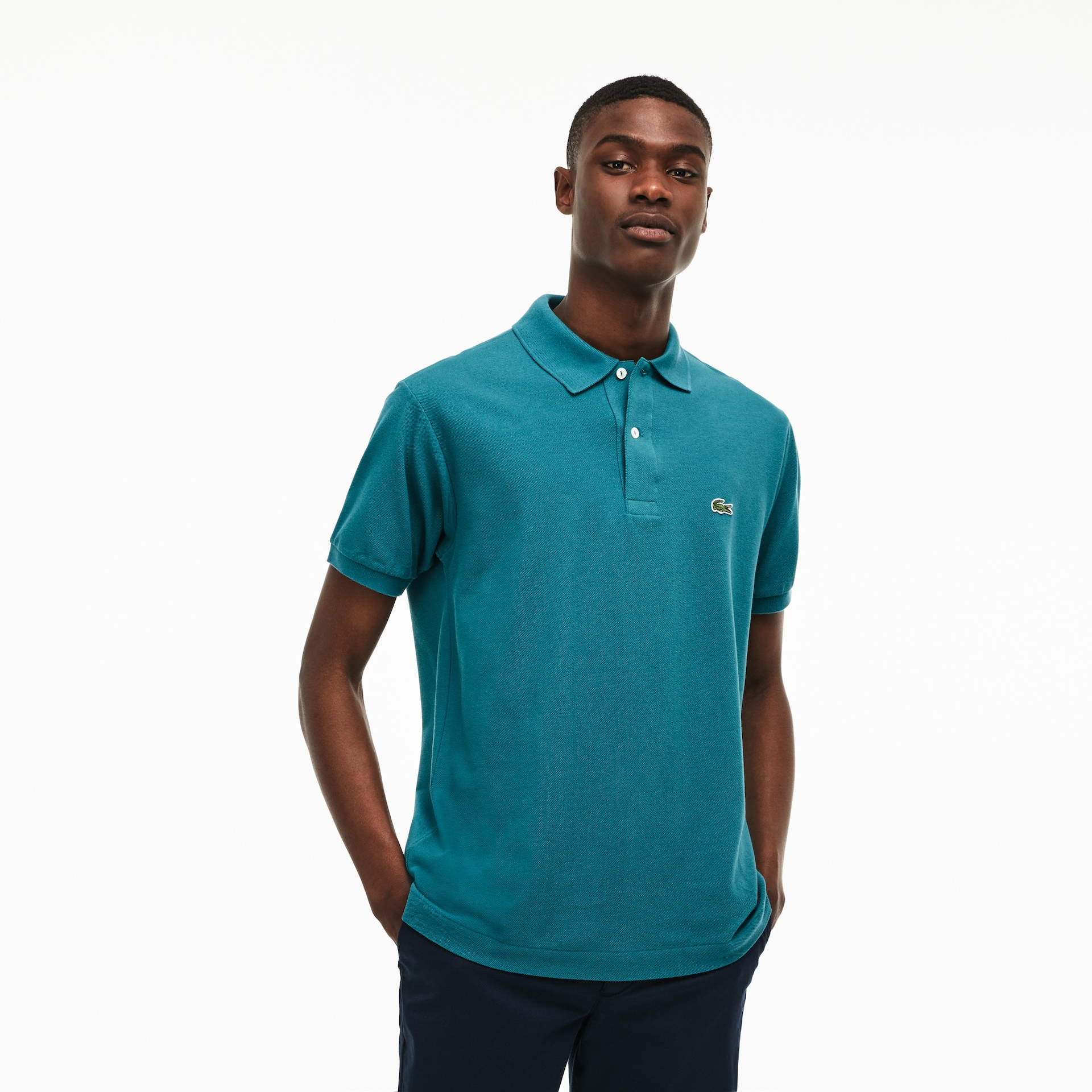 Camisas Lacoste Classic Fit L.12.12 Polo Hombre Verdes | CB3-62296F9