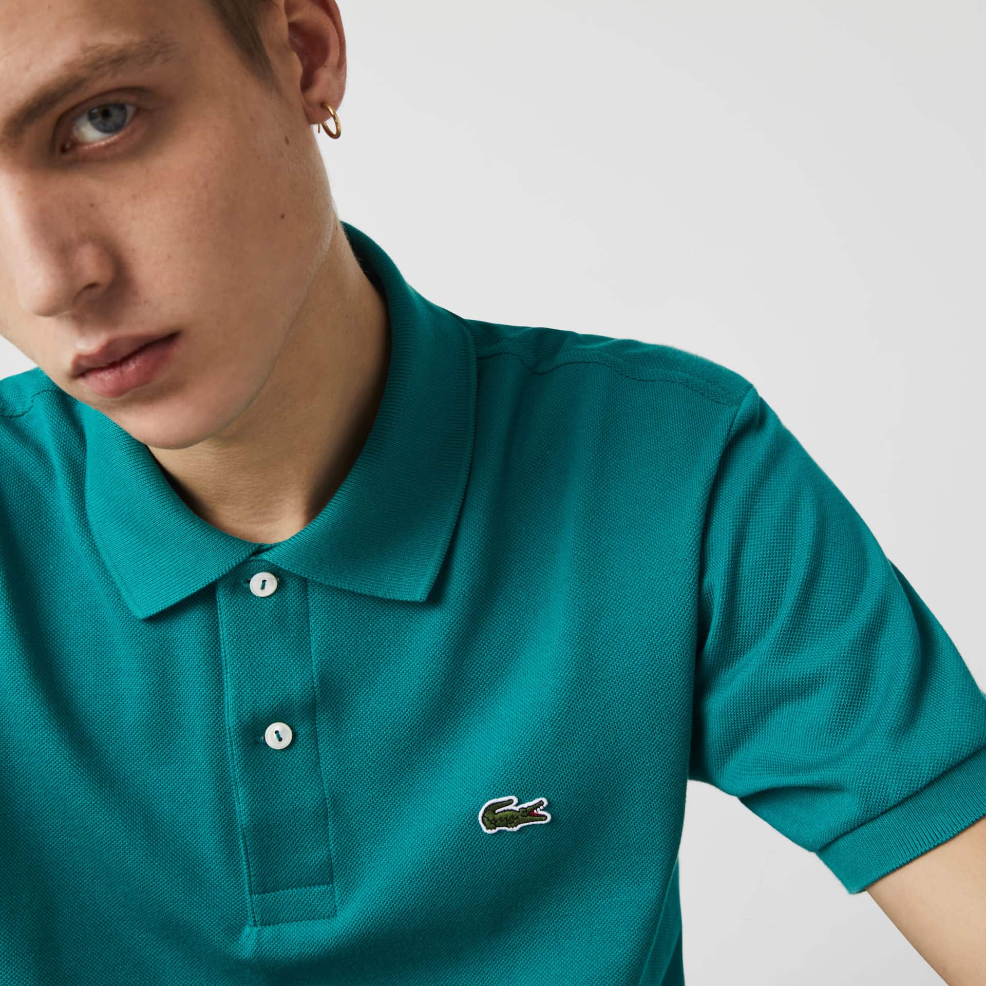 Camisas Lacoste Classic Fit L.12.12 Polo Hombre Verdes | CB3-62296F9