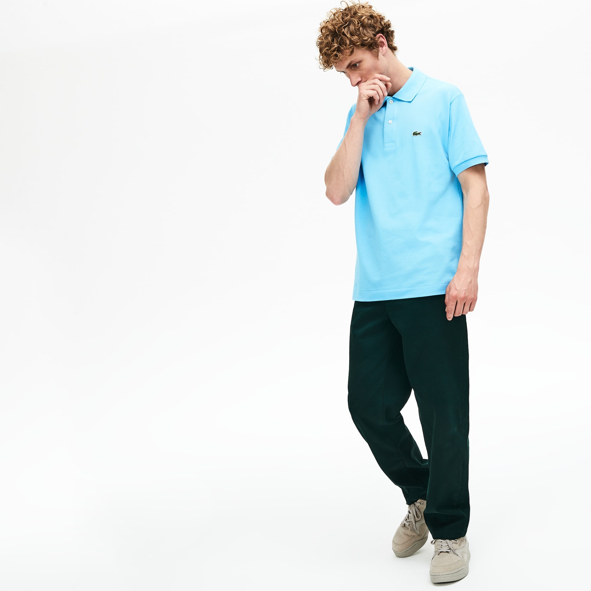 Camisas Lacoste Classic Fit L.12.12 Polo Hombre Azules Claro | OX9-74237K1