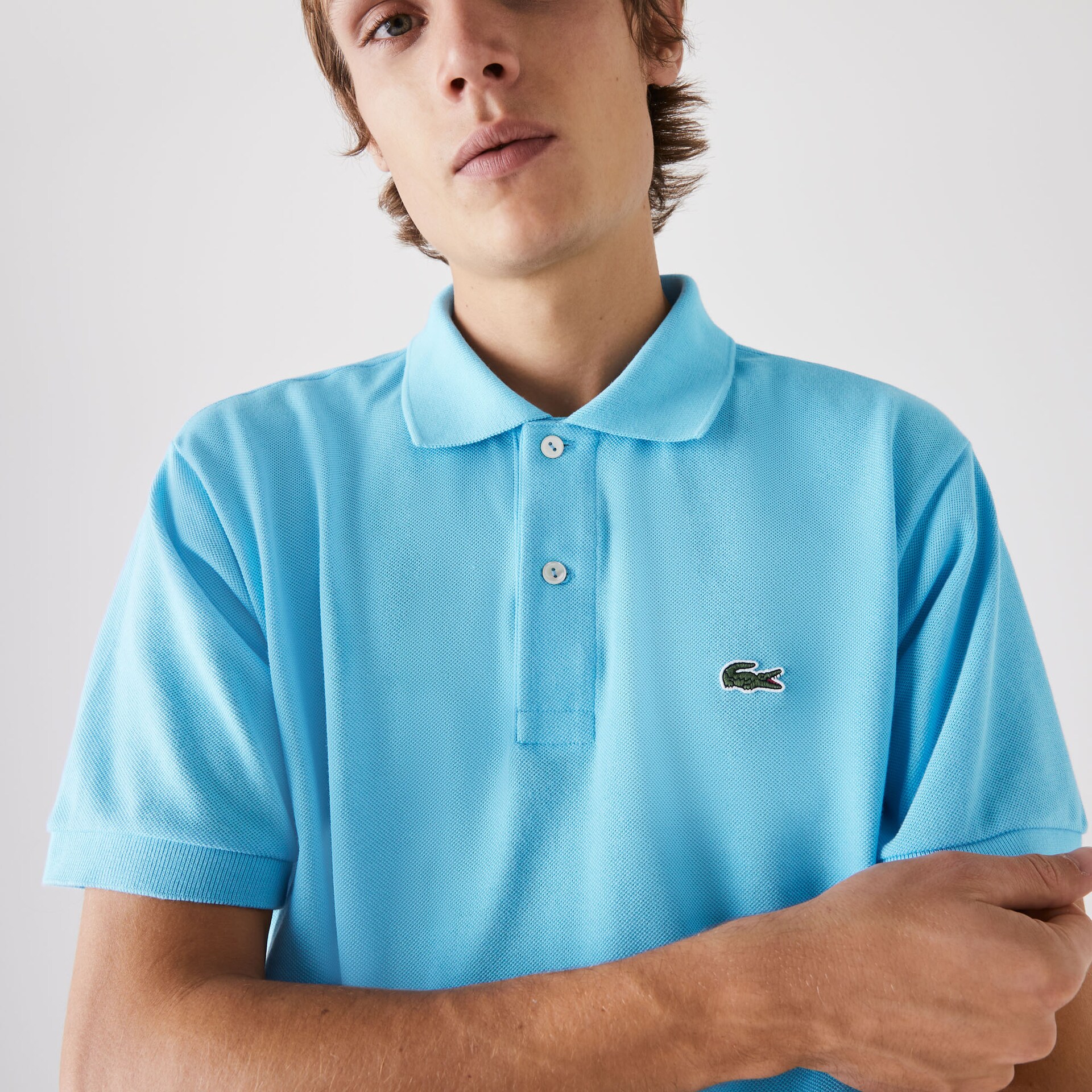 Camisas Lacoste Classic Fit L.12.12 Polo Hombre Azules Claro | OX9-74237K1