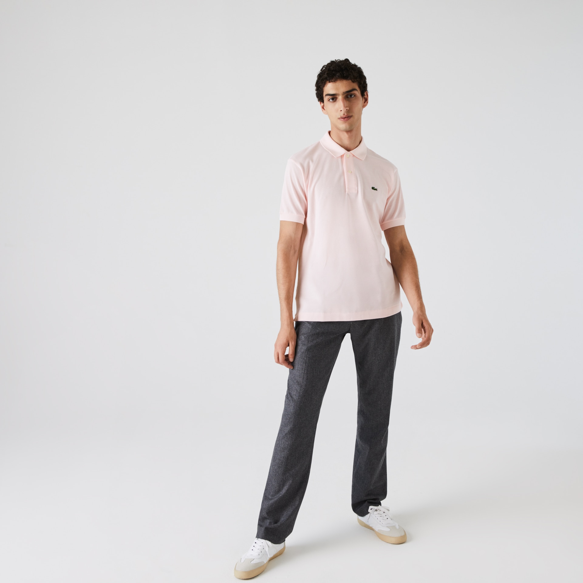 Camisas Lacoste Classic Fit L.12.12 Polo Hombre Rosas Claro | UI6-43024J9