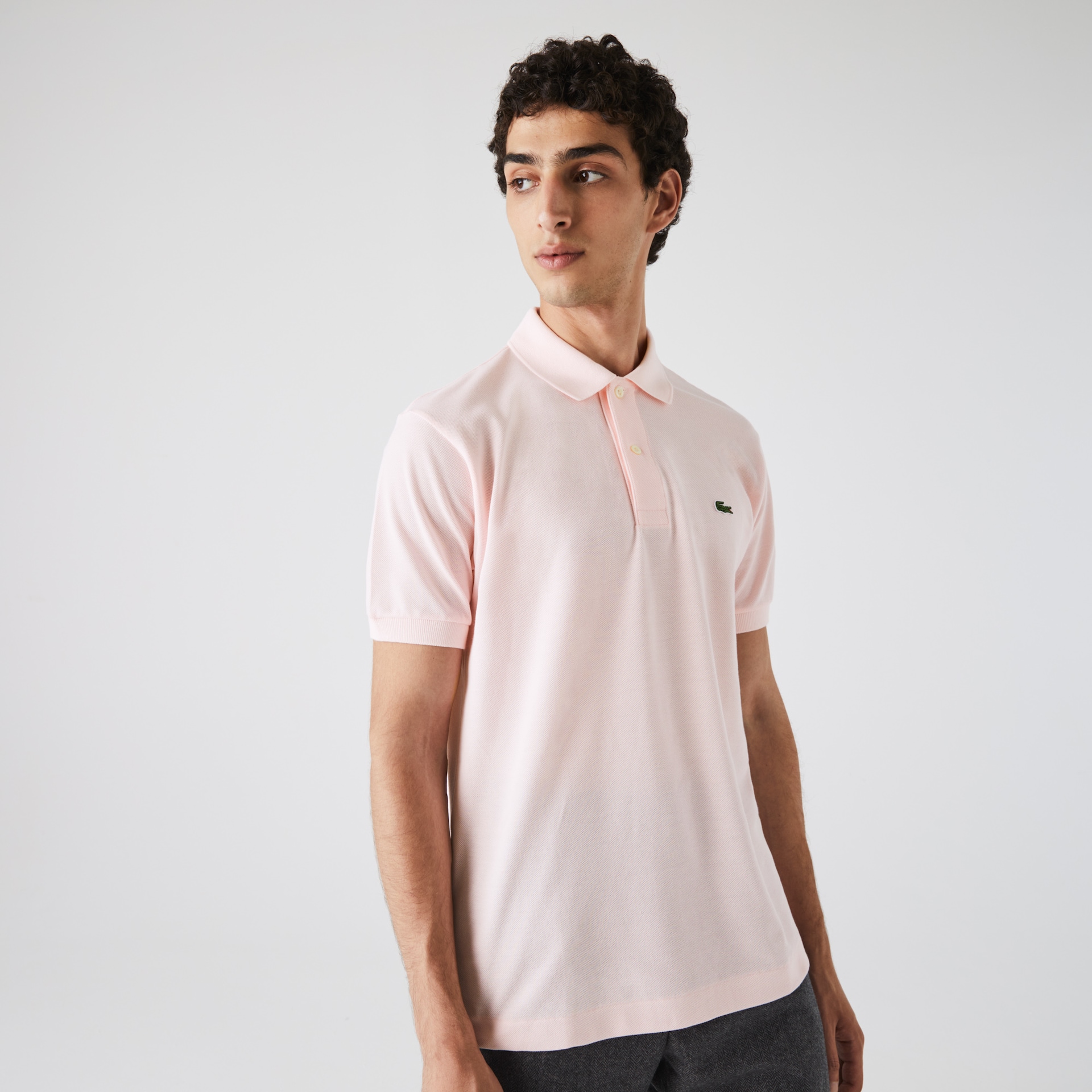 Camisas Lacoste Classic Fit L.12.12 Polo Hombre Rosas Claro | UI6-43024J9