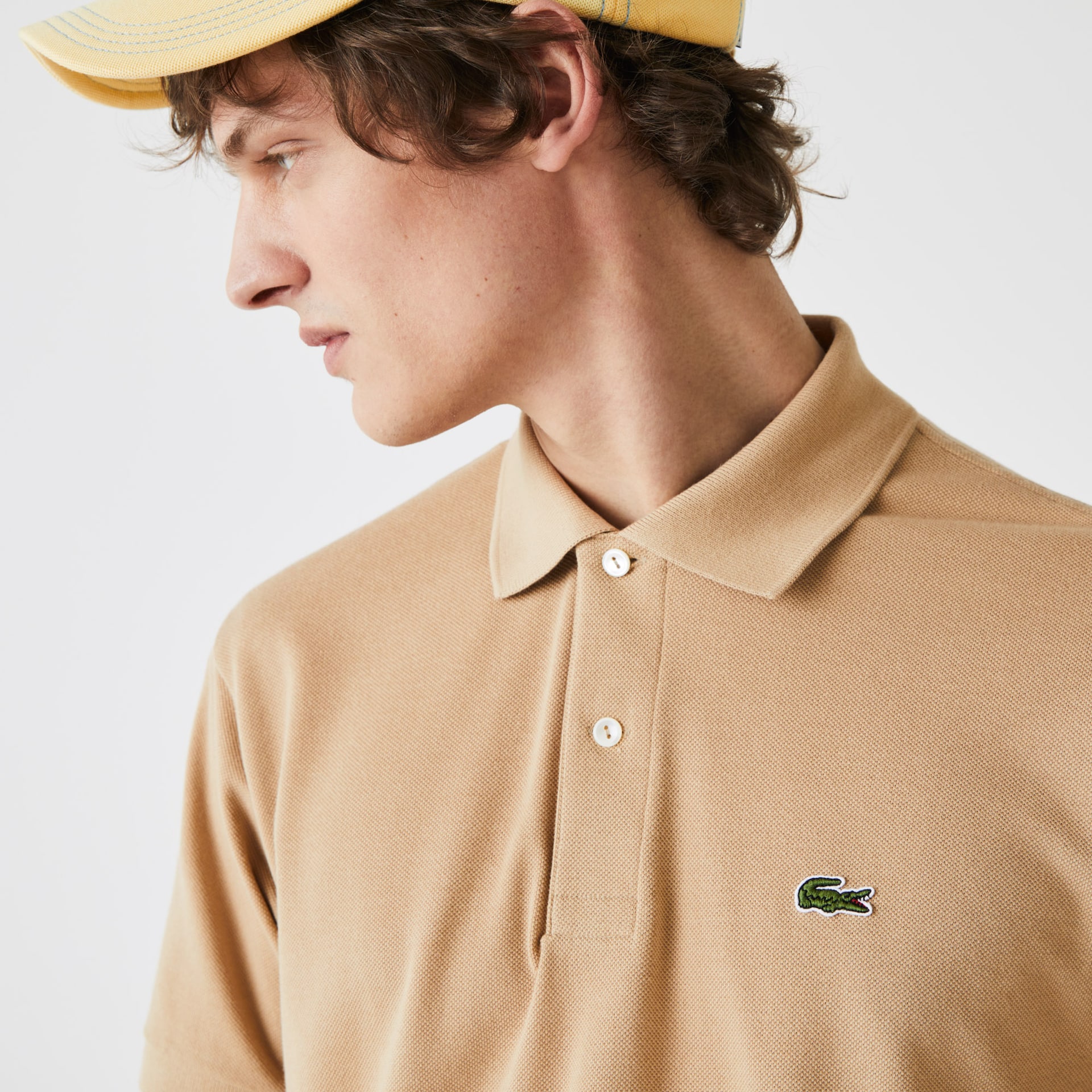 Camisas Lacoste Classic Fit L.12.12 Polo Hombre Beige | RR3-41744I3