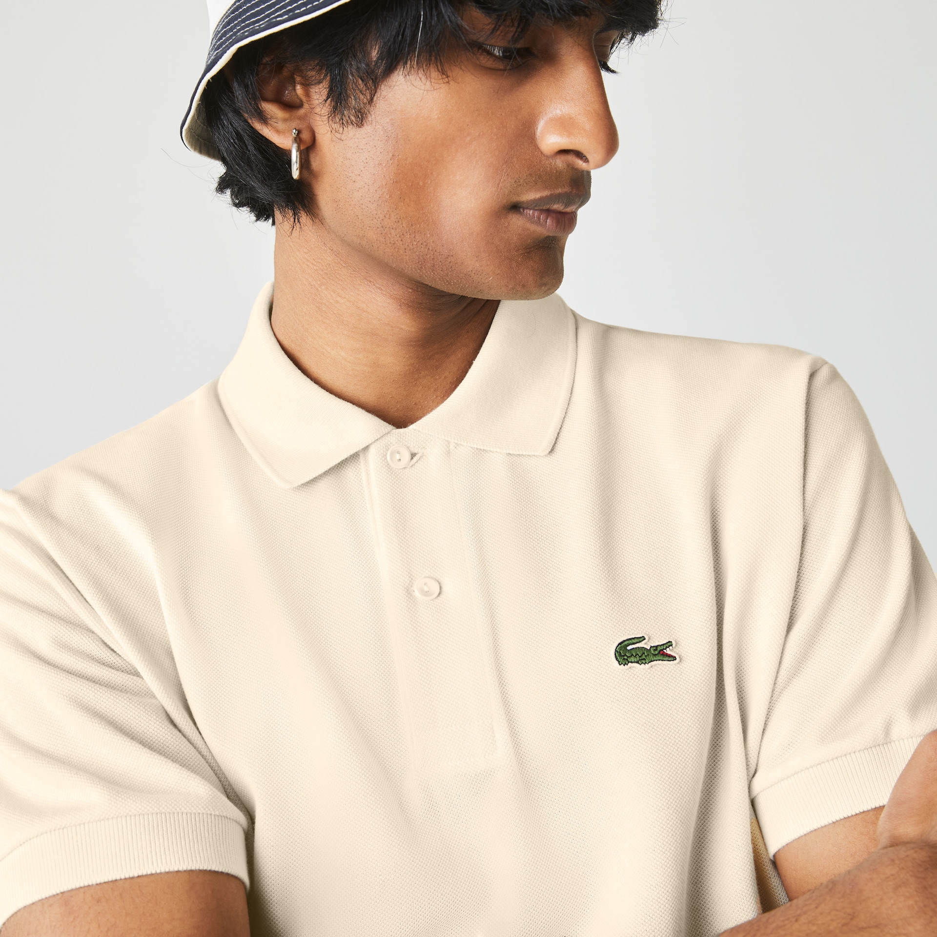Camisas Lacoste Classic Fit L.12.12 Polo Hombre Beige | SN4-24552C4