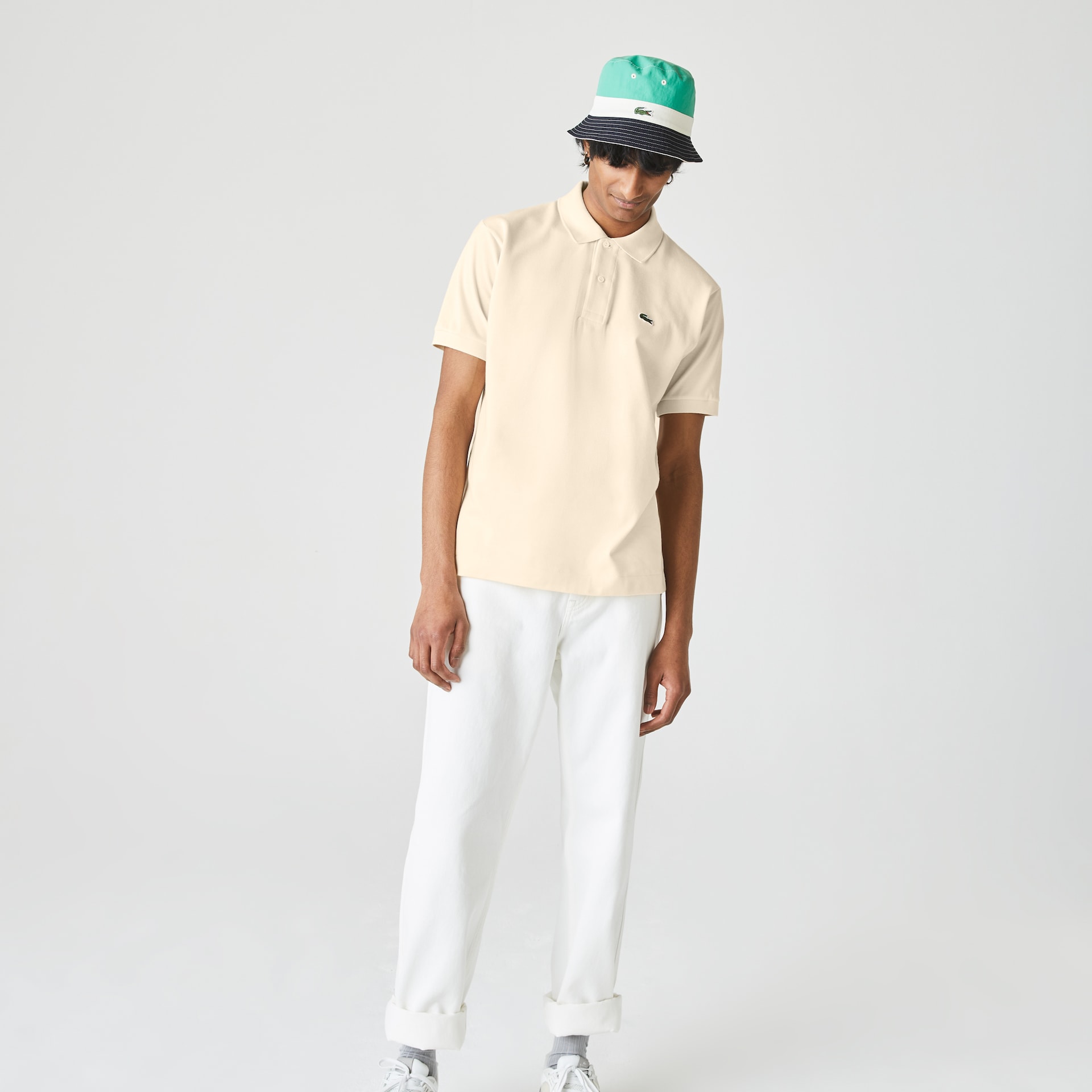 Camisas Lacoste Classic Fit L.12.12 Polo Hombre Beige | SN4-24552C4