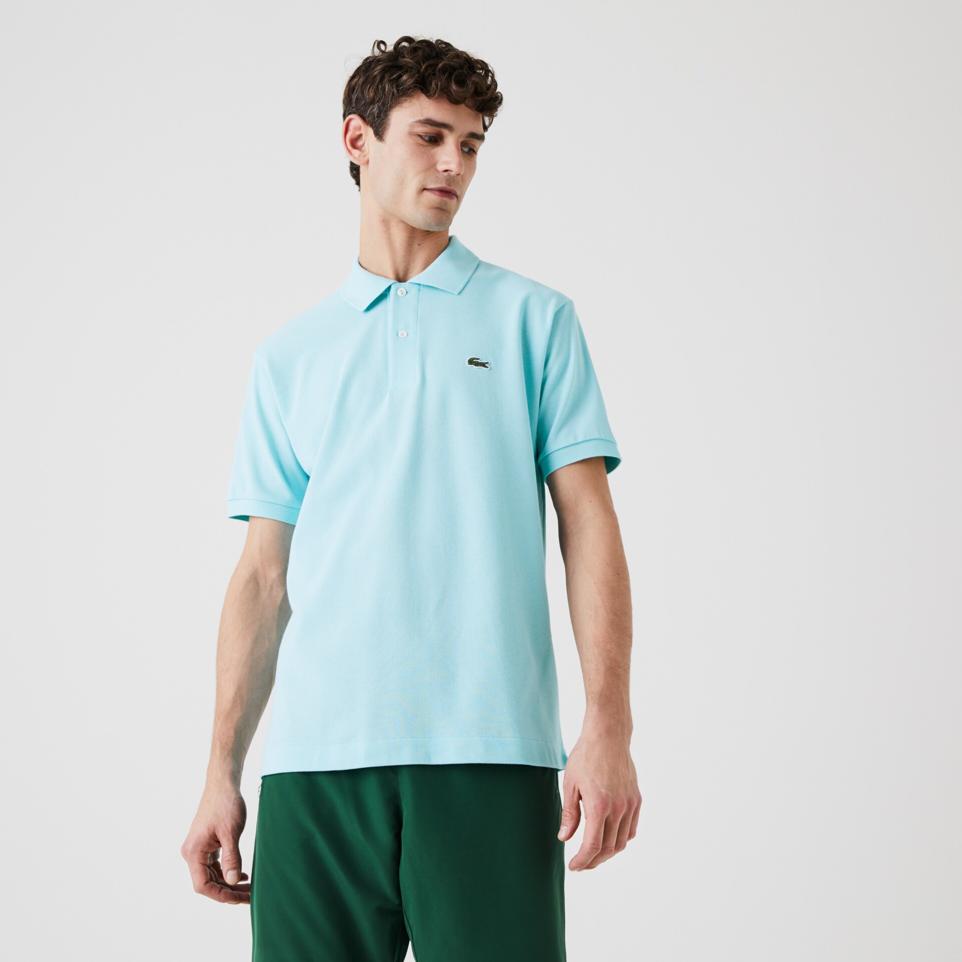 Camisas Lacoste Classic Fit L.12.12 Polo Hombre Azules | BT7-24862R4