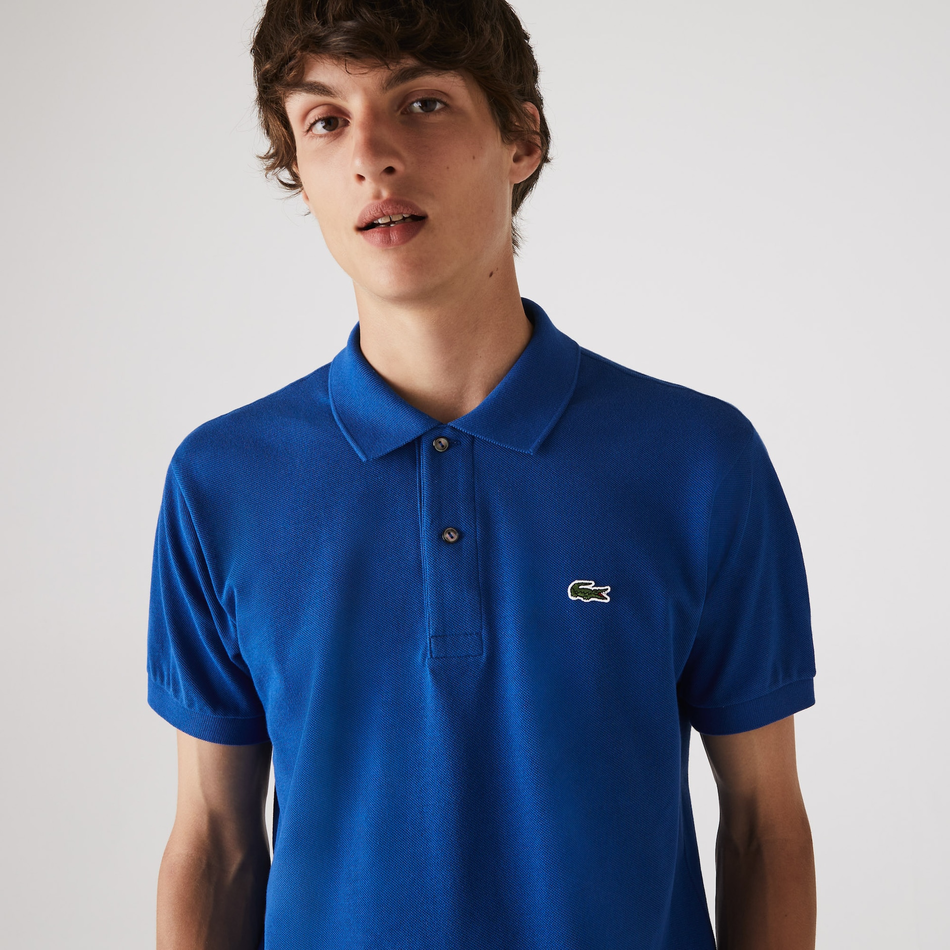 Camisas Lacoste Classic Fit L.12.12 Polo Hombre Azules | UX4-88648V6