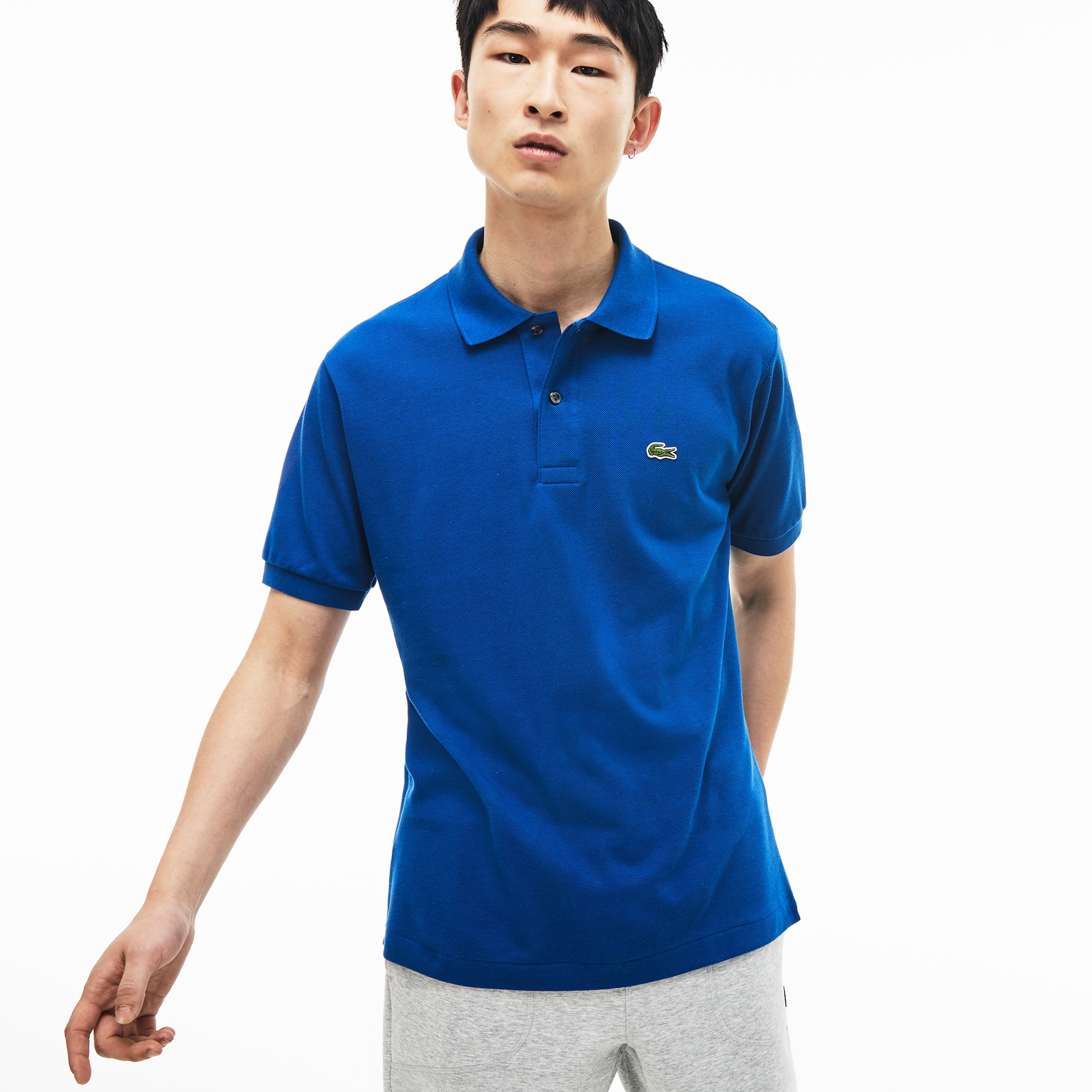 Camisas Lacoste Classic Fit L.12.12 Polo Hombre Azules | UX4-88648V6
