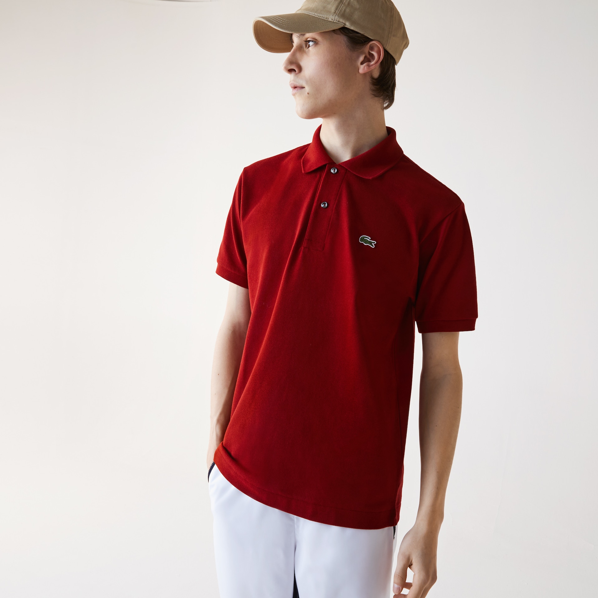Camisas Lacoste Classic Fit L.12.12 Polo Hombre Rojos Oscuro | JK6-74647Y6