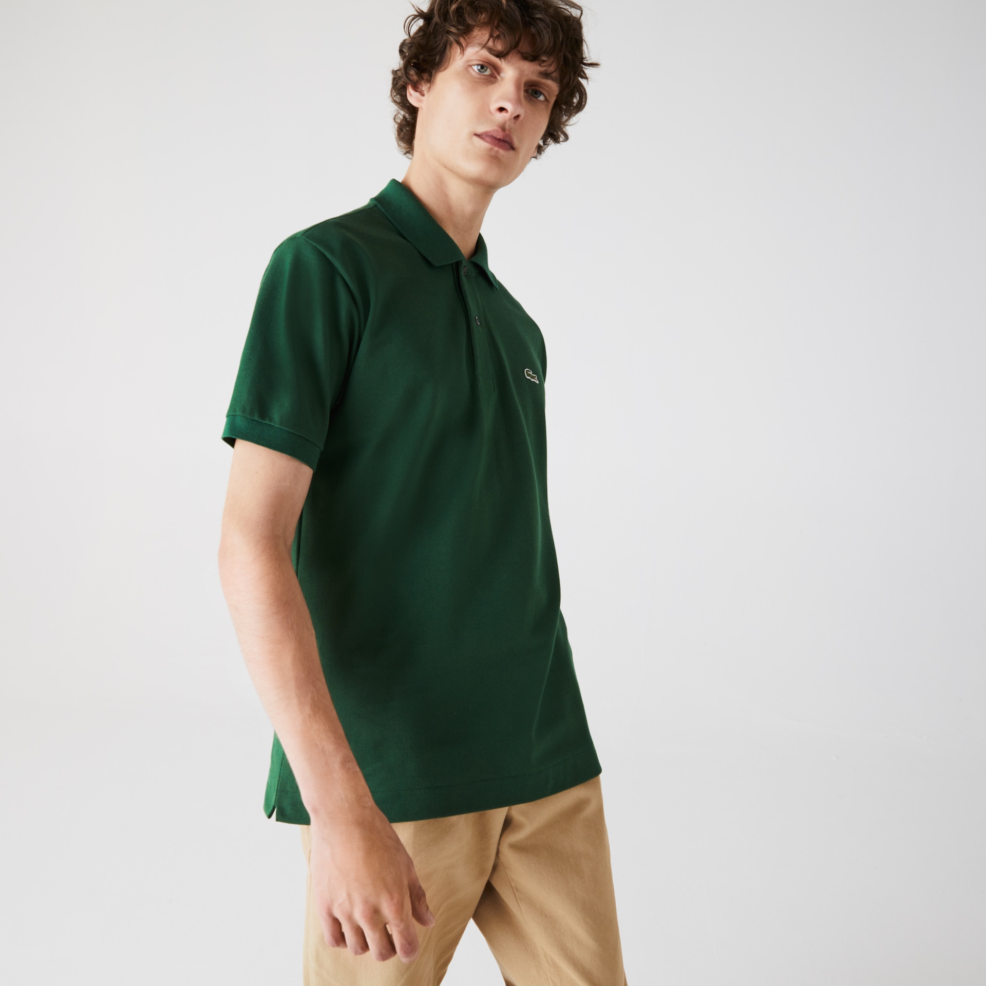 Camisas Lacoste Classic Fit L.12.12 Polo Hombre Verdes | ZC0-18201V4