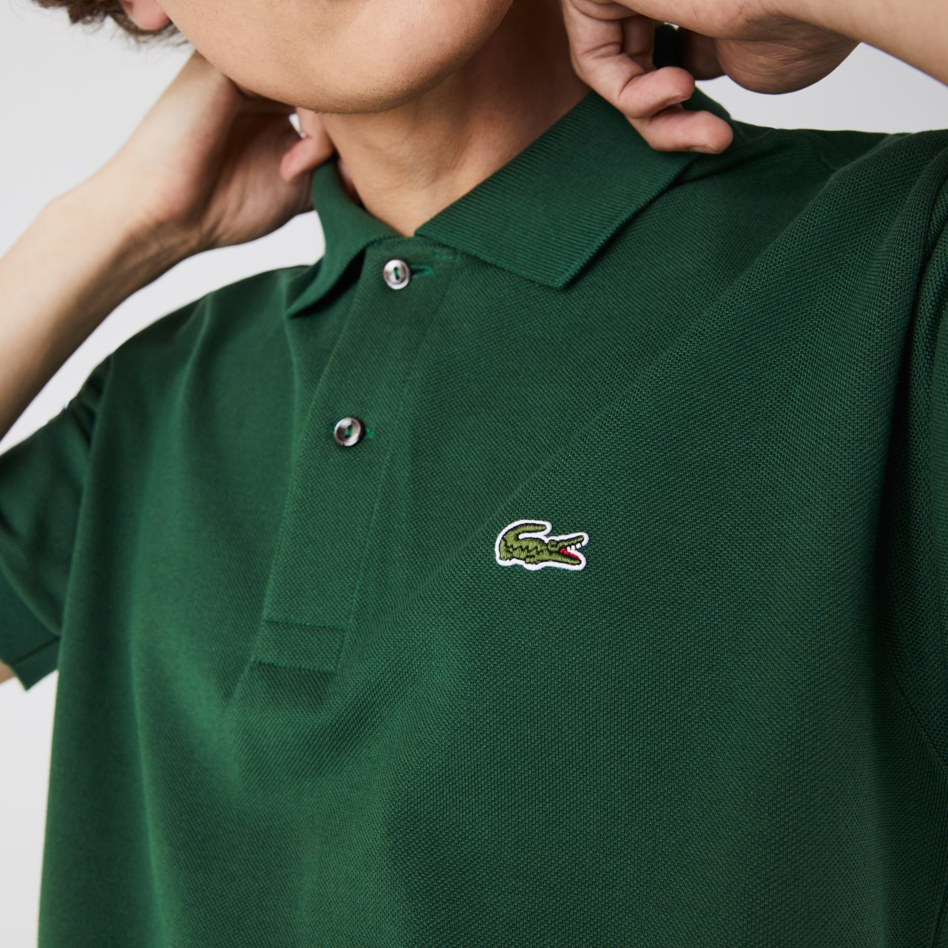 Camisas Lacoste Classic Fit L.12.12 Polo Hombre Verdes | ZC0-18201V4