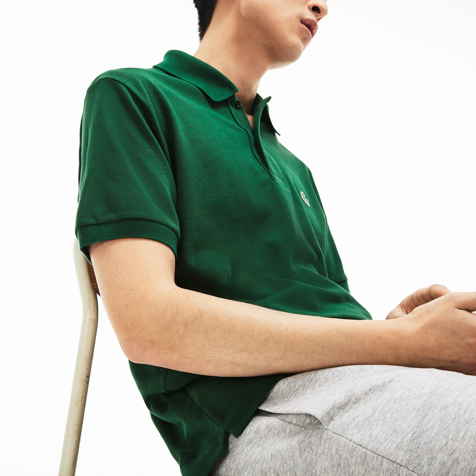 Camisas Lacoste Classic Fit L.12.12 Polo Hombre Verdes | ZC0-18201V4