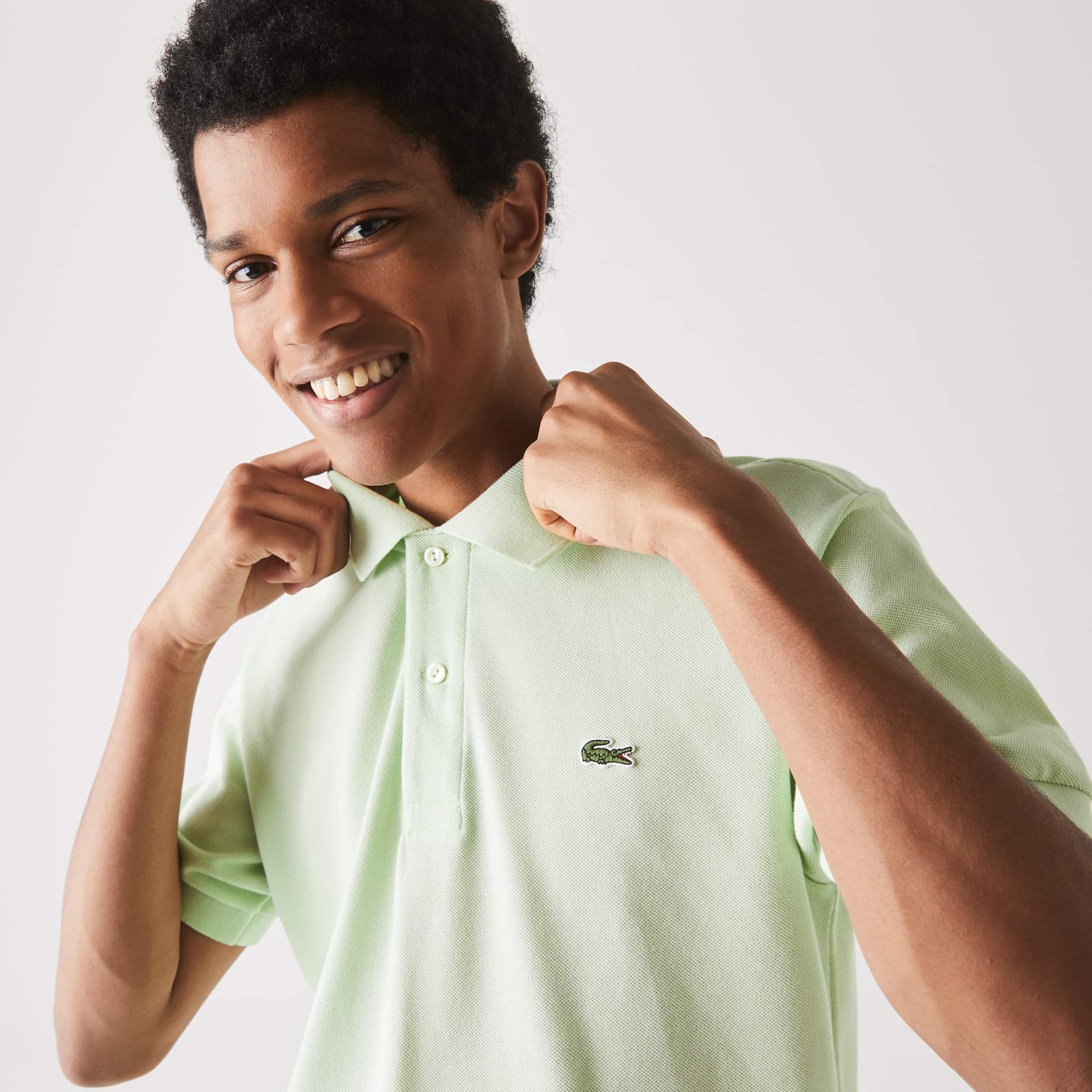 Camisas Lacoste Classic Fit L.12.12 Polo Hombre Verdes | TZ7-03510H6