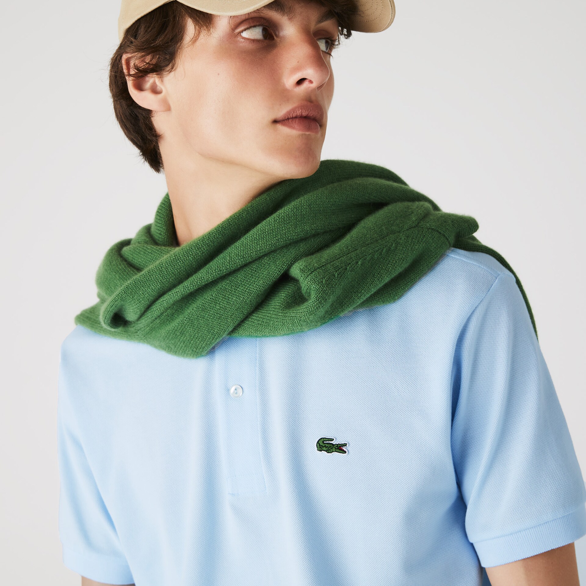 Camisas Lacoste Classic Fit L.12.12 Polo Hombre Azules Claro | HU4-75127B9