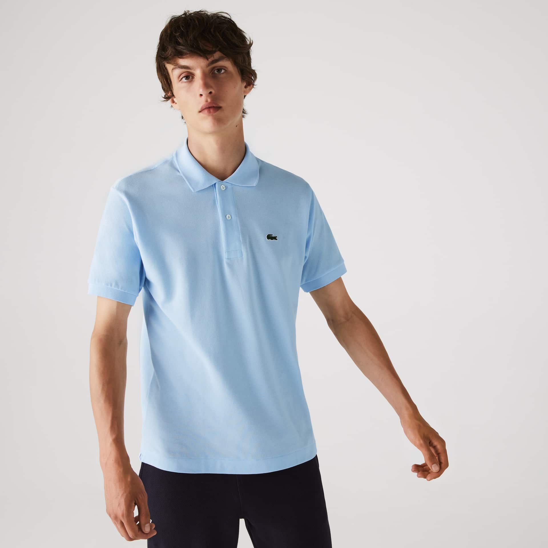 Camisas Lacoste Classic Fit L.12.12 Polo Hombre Azules Claro | HU4-75127B9