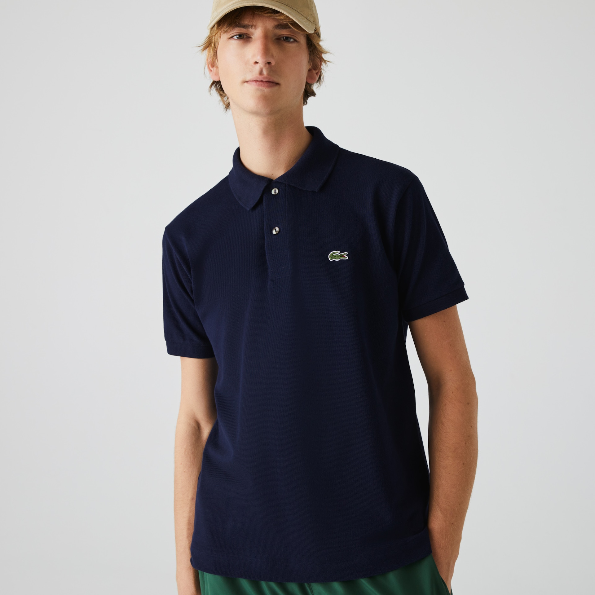 Camisas Lacoste Classic Fit L.12.12 Polo Hombre Azul Marino Azules | TA4-07150X2