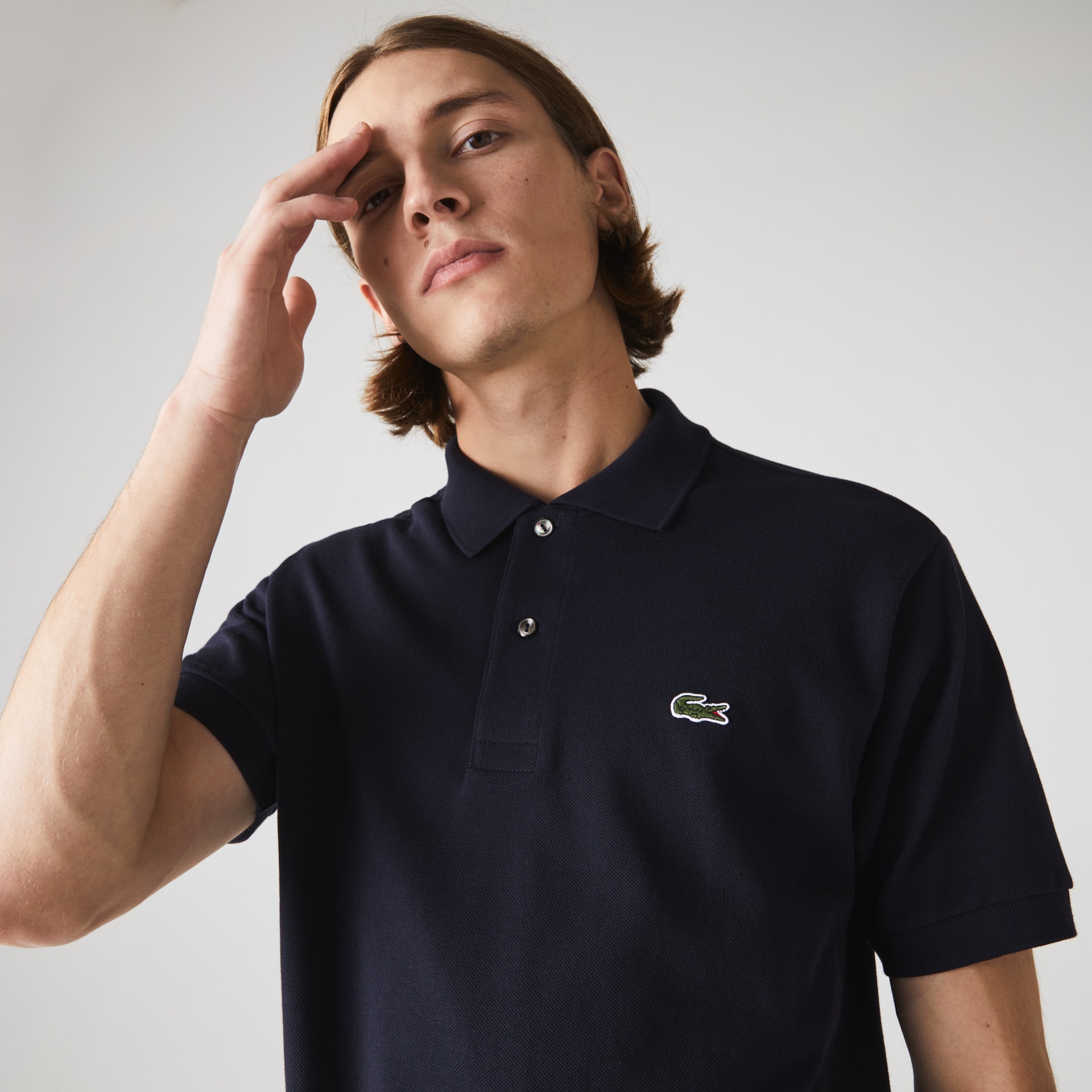 Camisas Lacoste Classic Fit L.12.12 Polo Hombre Azul Marino Azules | ND1-65376Z5