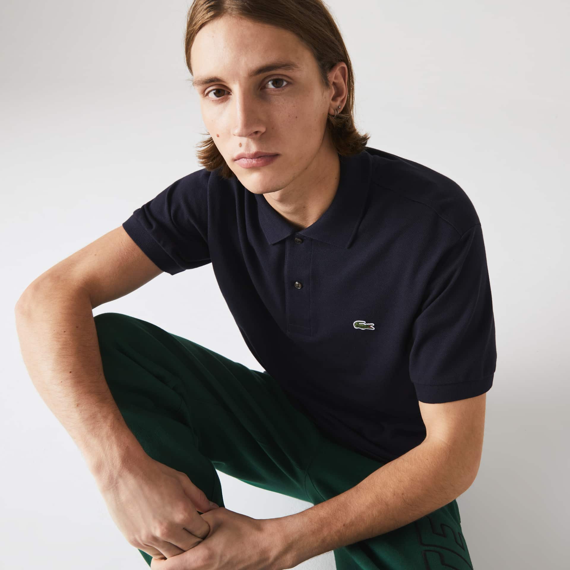 Camisas Lacoste Classic Fit L.12.12 Polo Hombre Azul Marino Azules | ND1-65376Z5