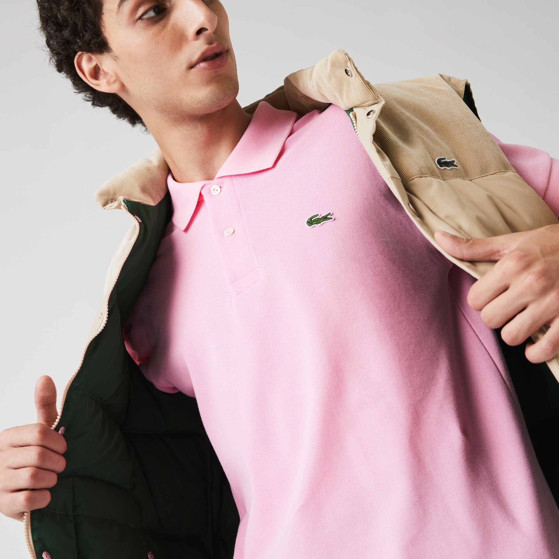 Camisas Lacoste Classic Fit L.12.12 Polo Hombre Rosas | HX3-33203P2