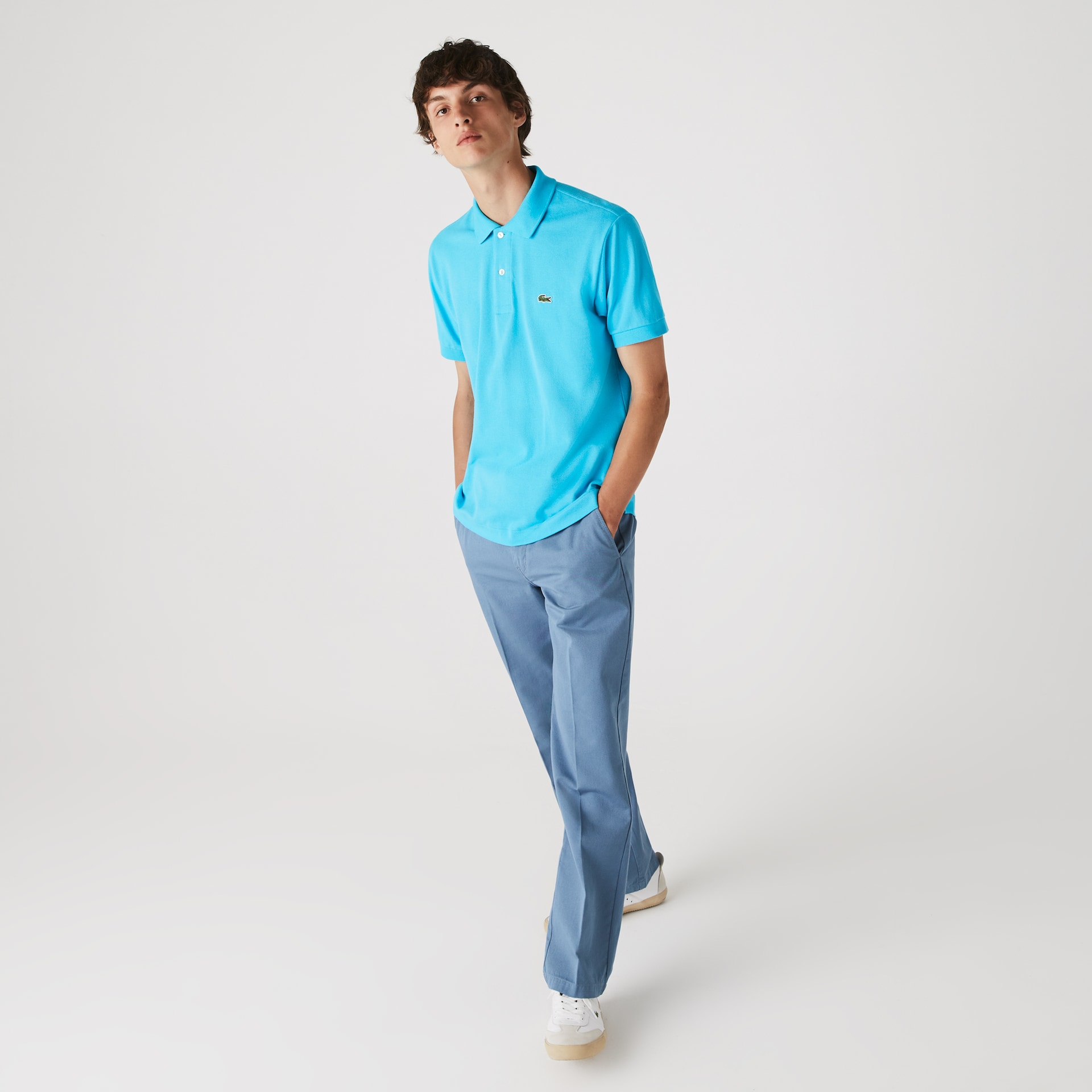 Camisas Lacoste Classic Fit L.12.12 Polo Hombre Turquesa | VD0-61386E6