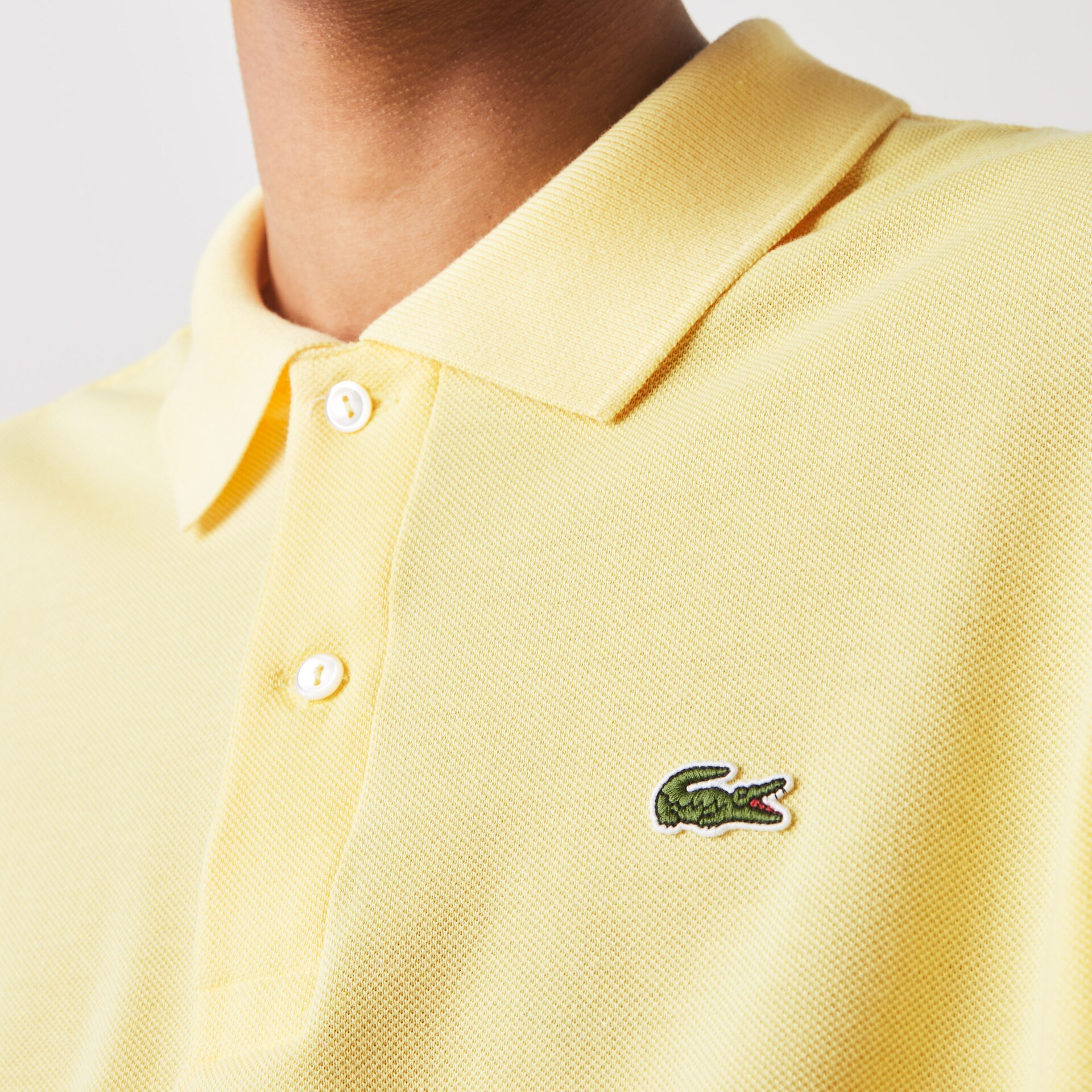 Camisas Lacoste Classic Fit L.12.12 Polo Hombre Amarillos | RI6-35583X9
