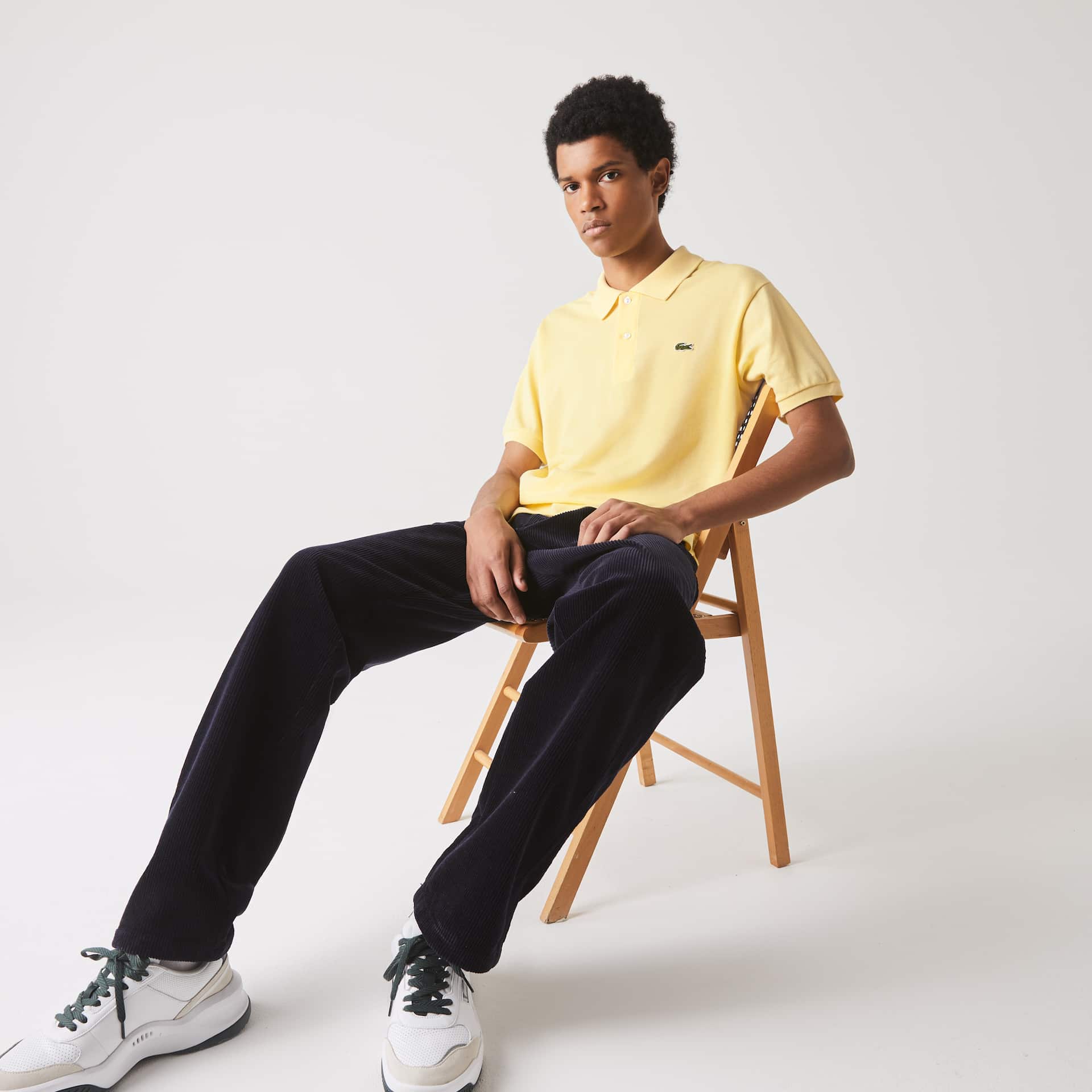 Camisas Lacoste Classic Fit L.12.12 Polo Hombre Amarillos | RI6-35583X9