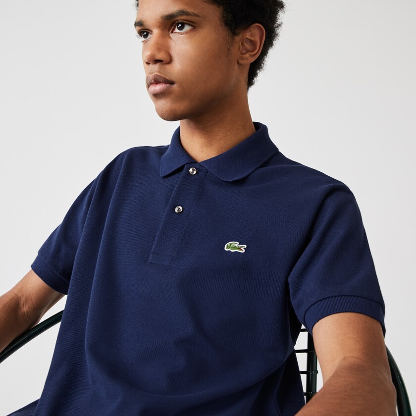 Camisas Lacoste Classic Fit L.12.12 Polo Hombre Azules | XN1-45724Y2