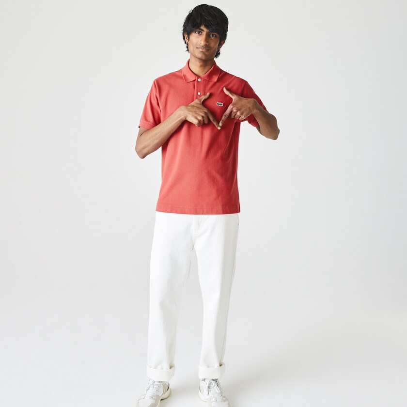 Camisas Lacoste Classic Fit L.12.12 Polo Hombre Rojos | VF2-06350T2