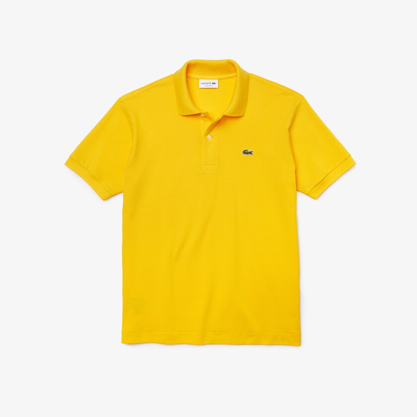 Camisas Lacoste Classic Fit L.12.12 Polo Hombre Amarillos | AA7-81108V9