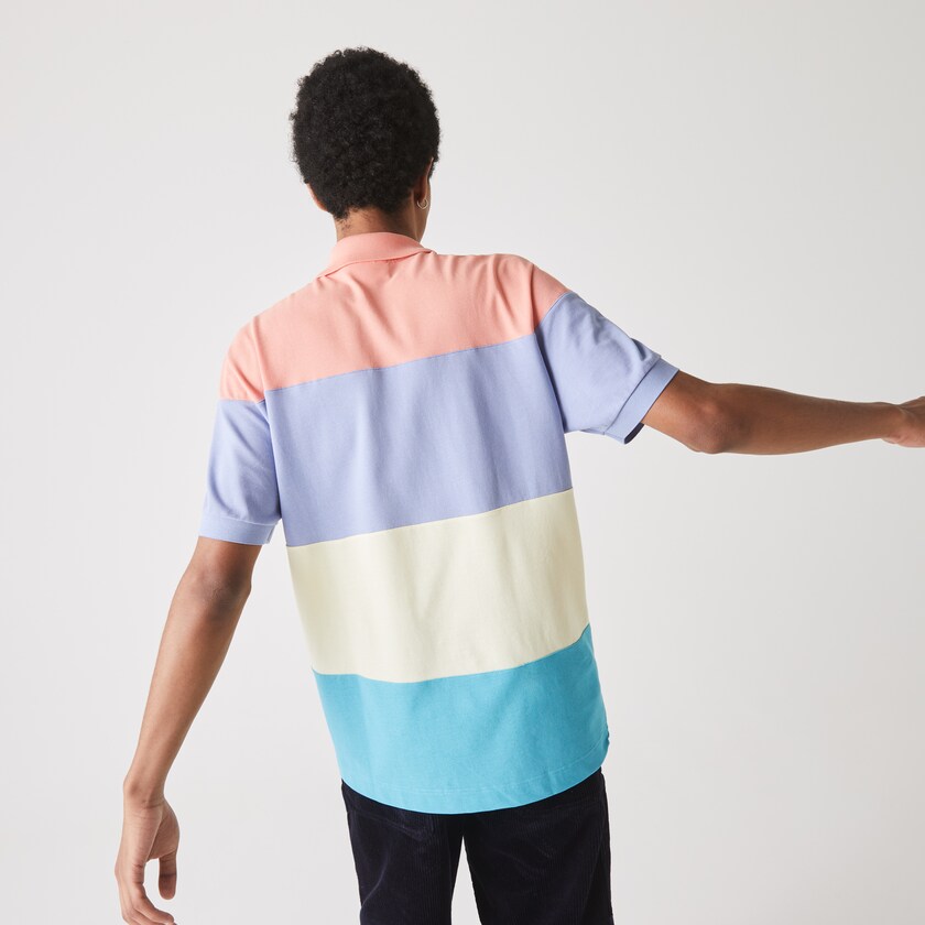 Camisas Lacoste Fresh And Light Cotton Piqué Classic Fit Polo Hombre Turquesa Amarillos Morados Rosas | RX9-04800I1