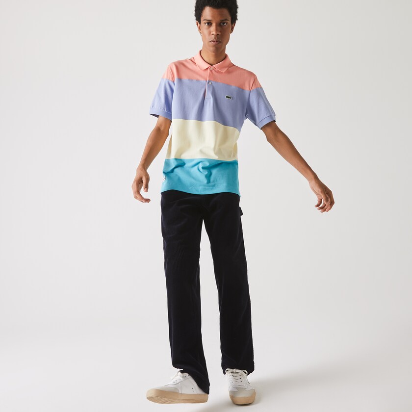 Camisas Lacoste Fresh And Light Cotton Piqué Classic Fit Polo Hombre Turquesa Amarillos Morados Rosas | RX9-04800I1