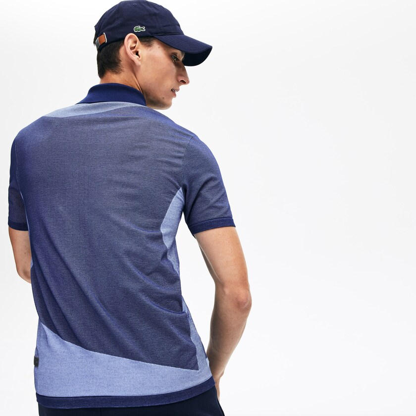 Camisas Lacoste Motion Ergonomic Polo Hombre Azul Marino Azules Morados | DC3-05620B0