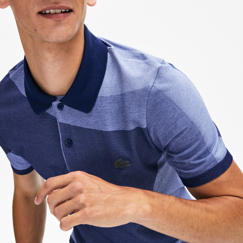 Camisas Lacoste Motion Ergonomic Polo Hombre Azul Marino Azules Morados | DC3-05620B0