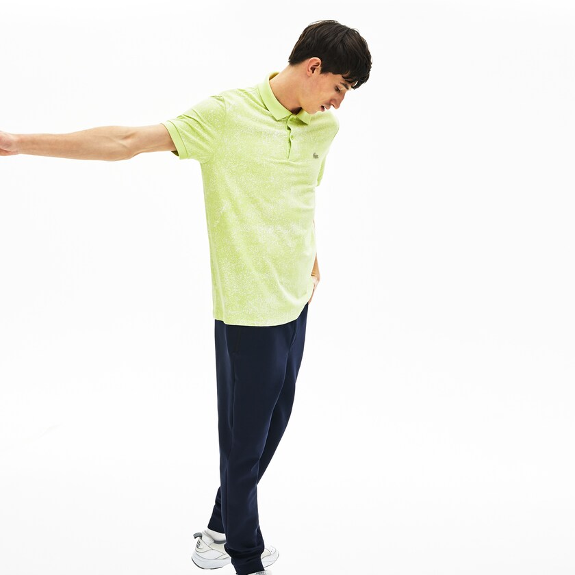 Camisas Lacoste Motion Premium Piqué Polo Hombre Amarillos | QB1-23062L6