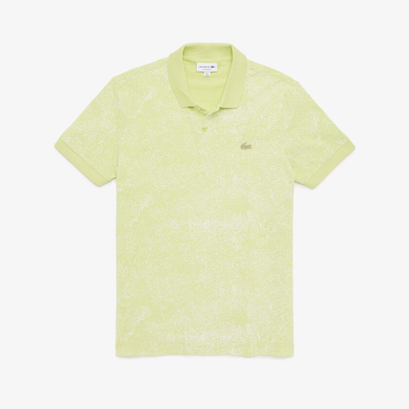 Camisas Lacoste Motion Premium Piqué Polo Hombre Amarillos | QB1-23062L6