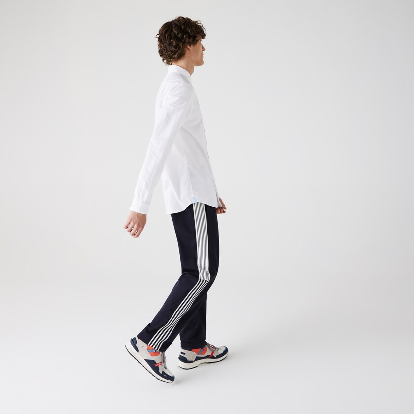 Camisas Lacoste Hombre Blancos Regular Fit Cotton Oxford ZK6-56255G1