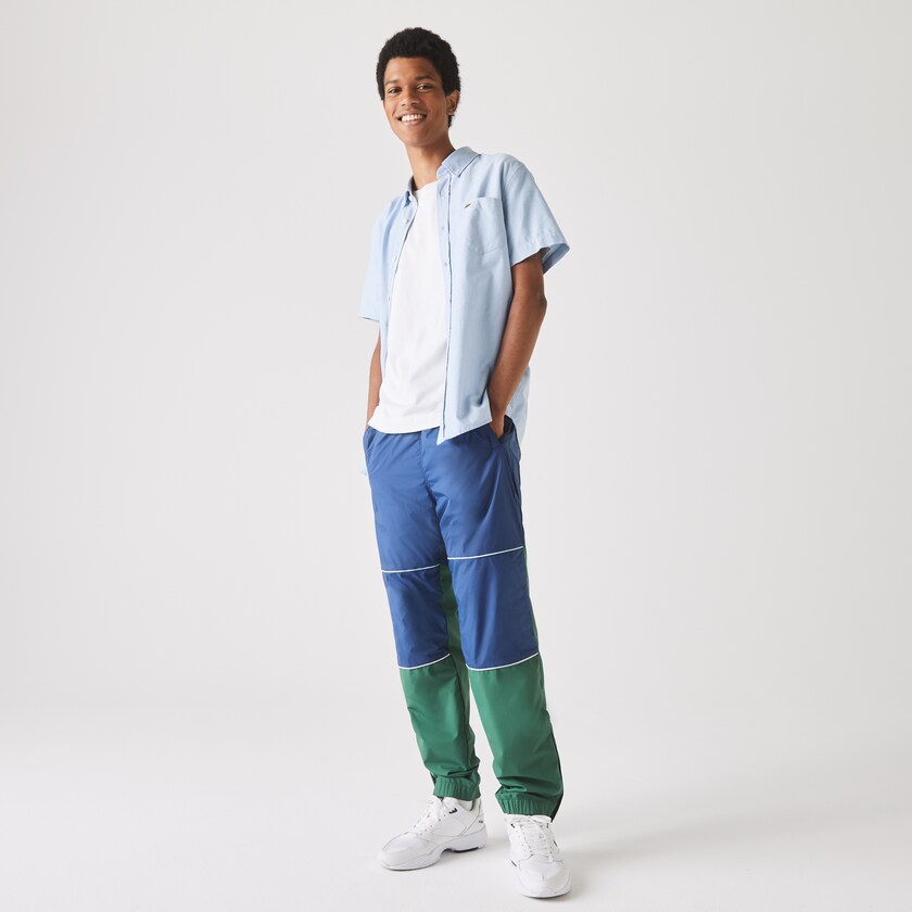 Camisas Lacoste Hombre Azules Claro Regular Fit Oxford Cotton UV1-71577U9