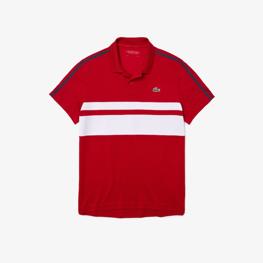 Camisas Lacoste SPORT Breathable Piqué Tennis Polo Hombre Rojos Blancos Azul Marino Azules | LI5-59725A9